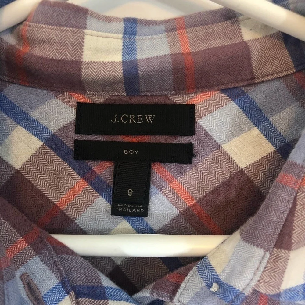 J Crew Boy button down Sz 8